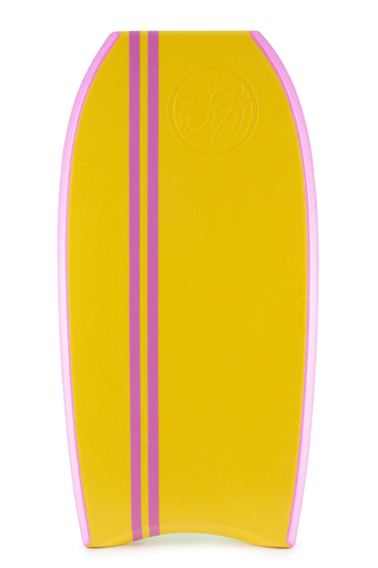 A classic throwback style inspired by BZ’s 1990 collection, updated with modern materials and construction. Throw it back to the ‘90’s with this modern, more technical take on one of the most iconic eras. The BZ Retro Diamond draws inspiration from the colors, graphics, and style lines of the 1990 BZ collection. DECK : NXLPE SLICK : HDPE CORE : PP STRINGER : 1x FIBERGLASS Available now!